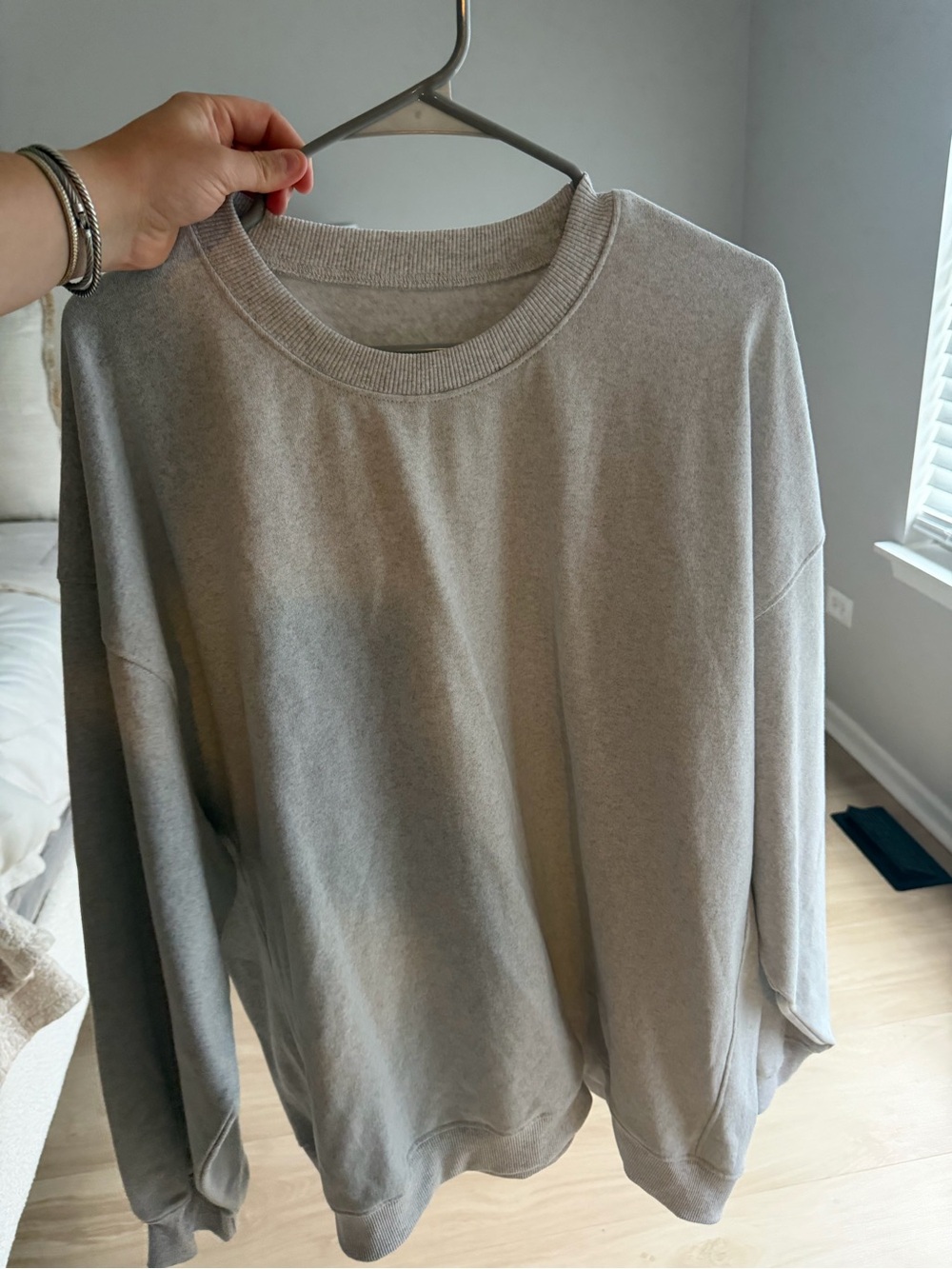 Daily Drills Gray Crewneck Sweater